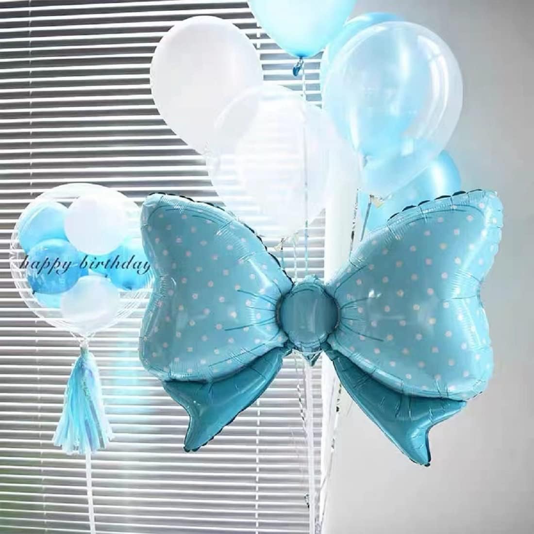Globo de lazo, decoración de fiesta, globos de papel de aluminio jumbo para boda, despedida de soltera, revelación de género, fiesta, decoración de