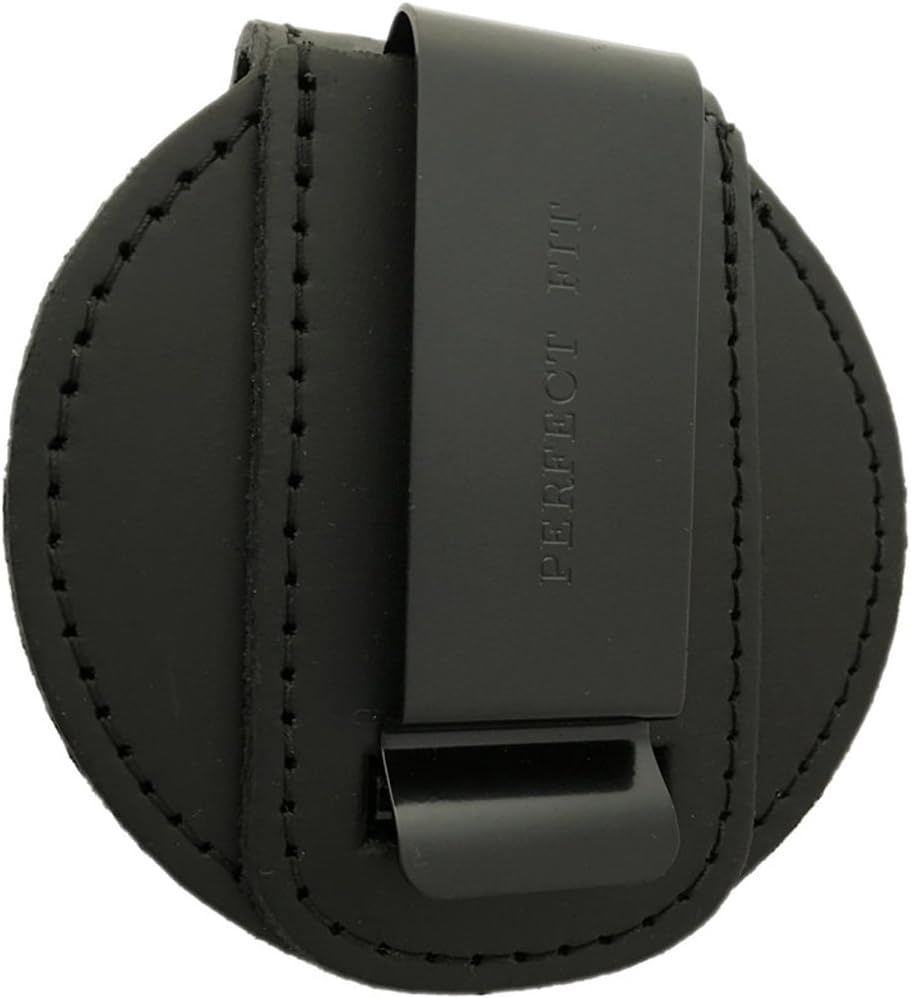 Soporte para insignia con clip para cinturón (redondo, talla única)