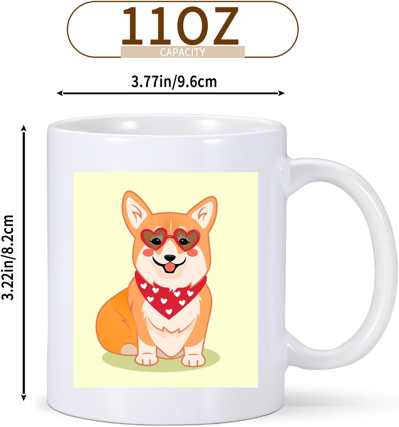 Taza de café personalizada, taza de cerámica personalizada con texto fotográfico y logotipo, taza de té personalizada de 11 onzas para hombres y