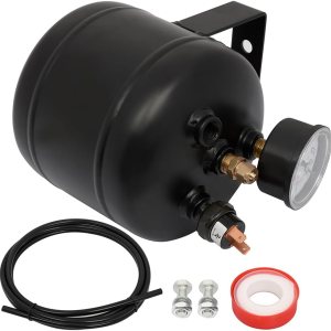 Tanque de compresor de aire 150 PSI 0.5 galones 5 puertos de repuesto para suspensión neumática coche tren camión bocina Tanque de compresor de aire 150 PSI 0.5 galones 5 puertos de repuesto para suspensión neumática coche tren camión bocina