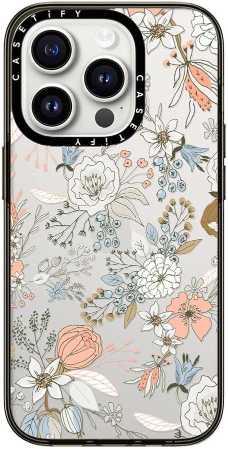 CASETiFY Funda compacta para iPhone 15 Pro 2 veces probada contra caídas de grado militar, protección contra caídas de 4 pies  Abstracto moderno