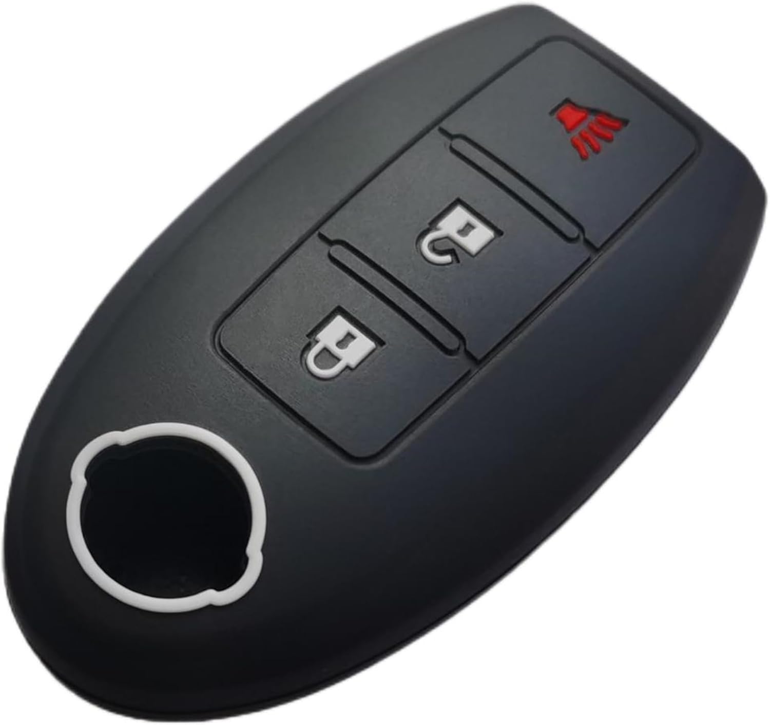 Funda de silicona para llavero con control remoto sin llave, compatible con Nissan Armada Frontier Pathfinder Juke Leaf Murano Quest Rogue Sentra