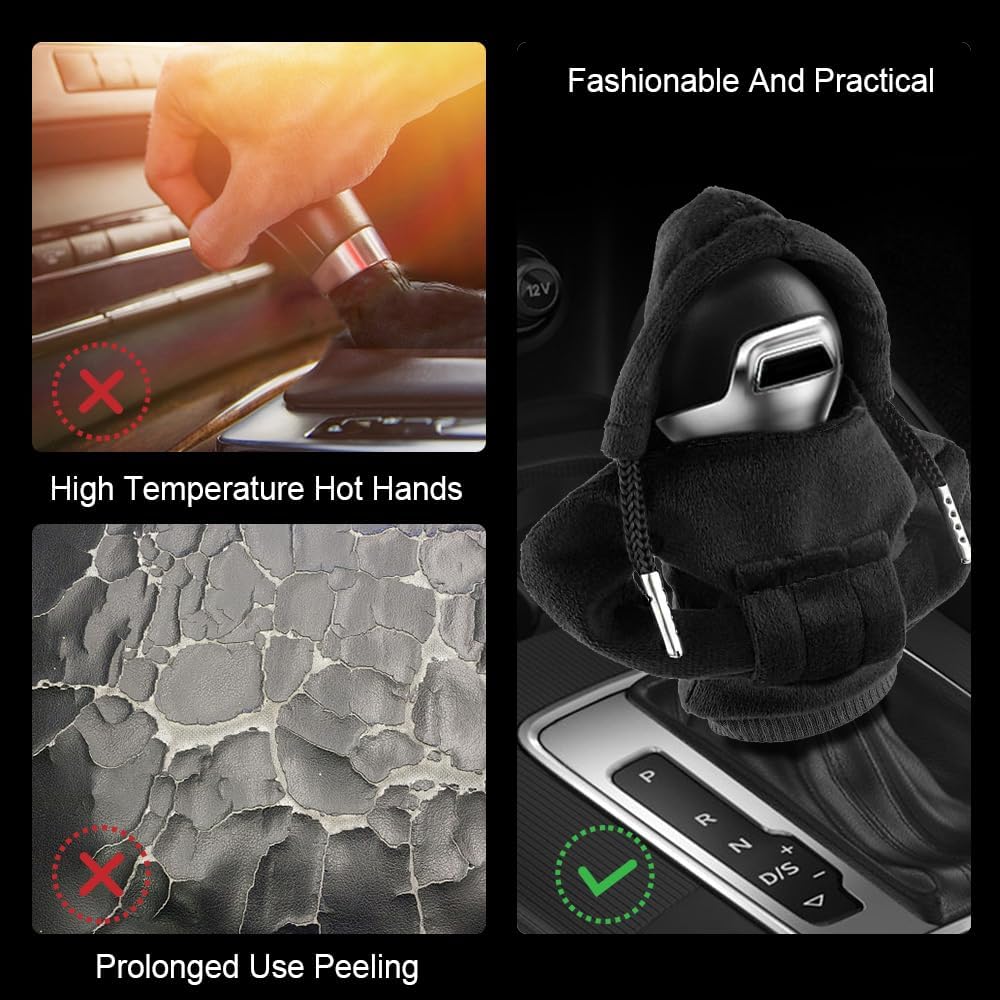 Funda para palanca de cambios de automóvil, funda para palanca de cambios de automóvil, funda con capucha para palanca de cambios de automóvil,