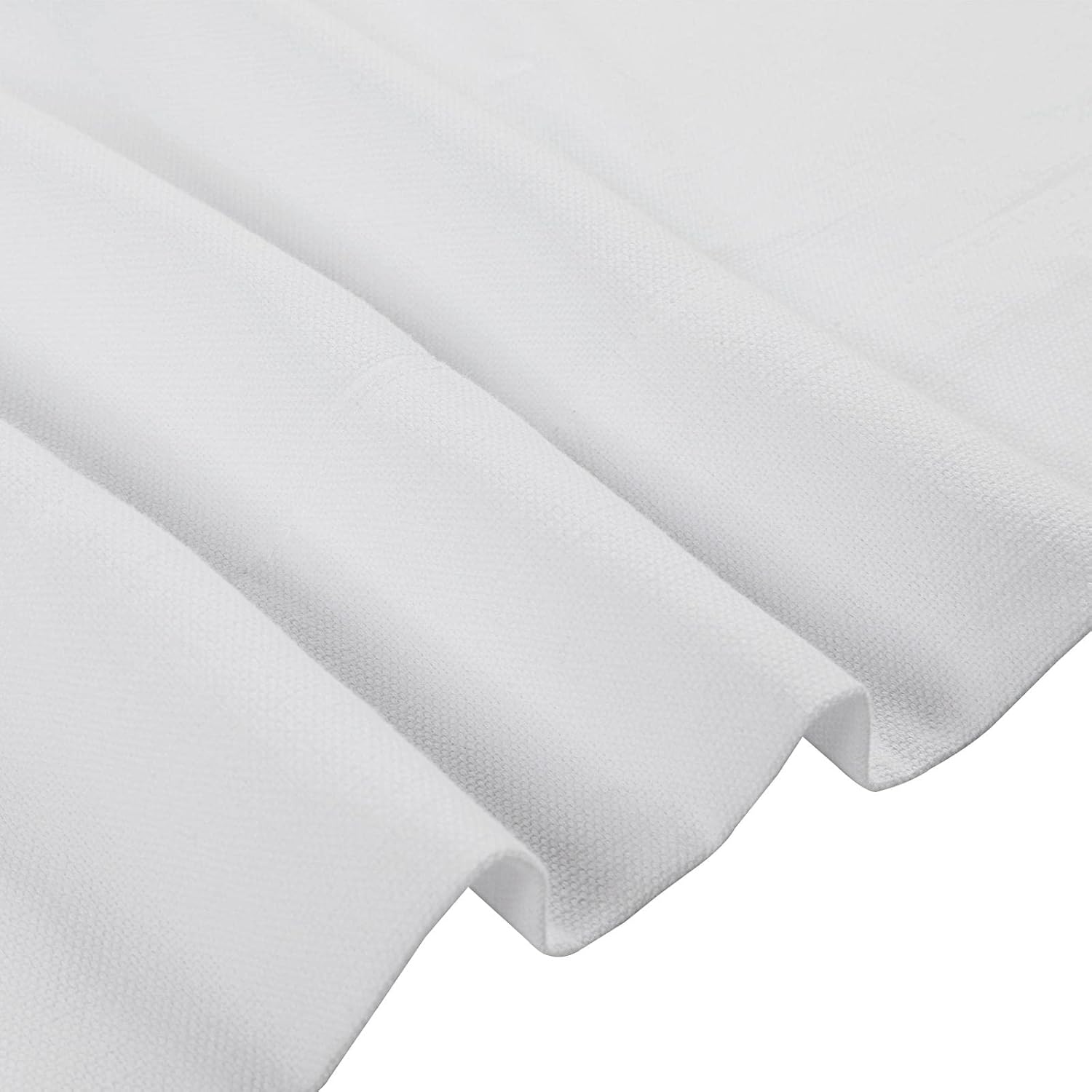TWOPAGES Cortinas plisadas extralargas de algodón con diseño de pato de 120 pulgadas de largo, para habitación de invitados y cocina, cortinas