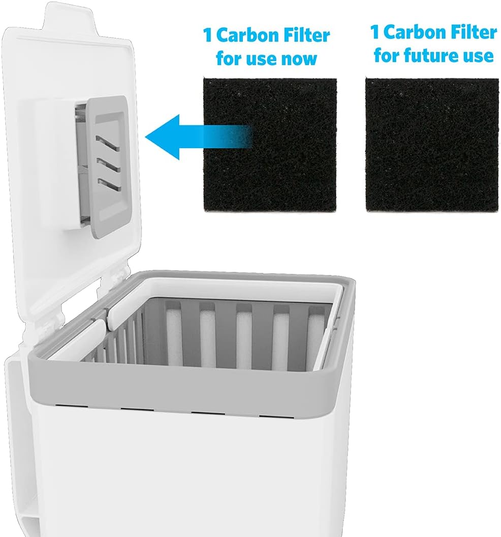 GLAD Contenedor de abono para cocina, 1.5 galones, recipiente de plástico con cesta interior extraíble, soporte de almacenamiento de bolsas y