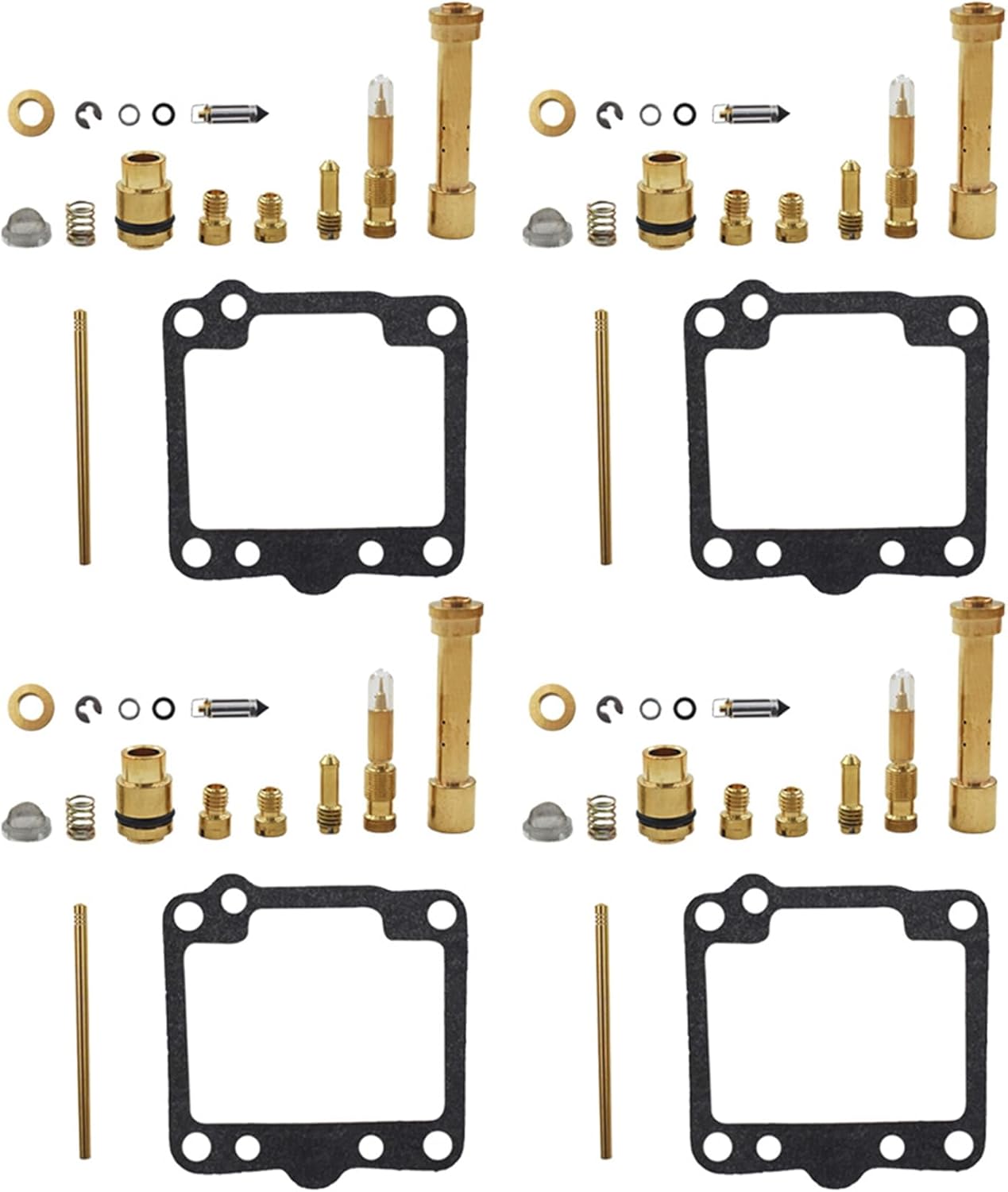labwork 4 kits de reparación de carburador para Suzuki 1981 1982 1983 GS650 GS650E GS650E GS650G GS650GL
