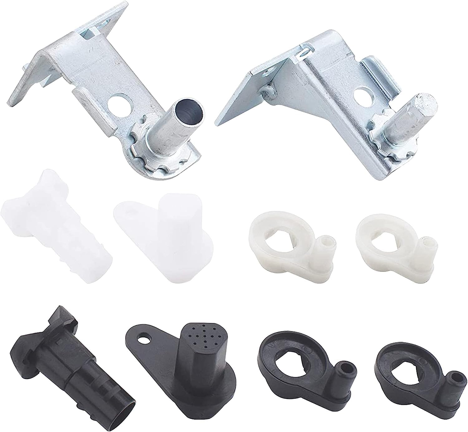 5303918455 Kit de bisagras de puerta ajustables para refrigerador para puertas izquierda y derecha compatible con las mejores marcas reemplazan con