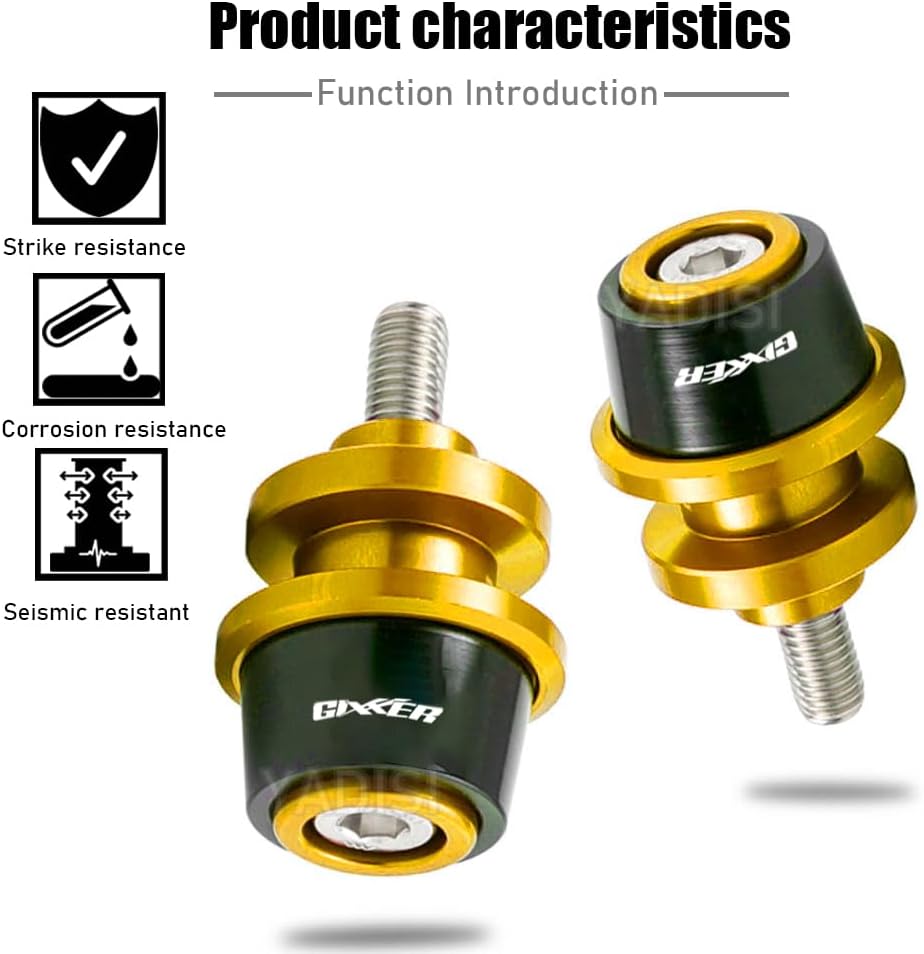 Para GIXXER 250 SF 150 125 GIXXER 250SF 2018-2022 2023 Accesorios de motocicleta CNC Carretes basculantes Tornillos de soporte deslizante