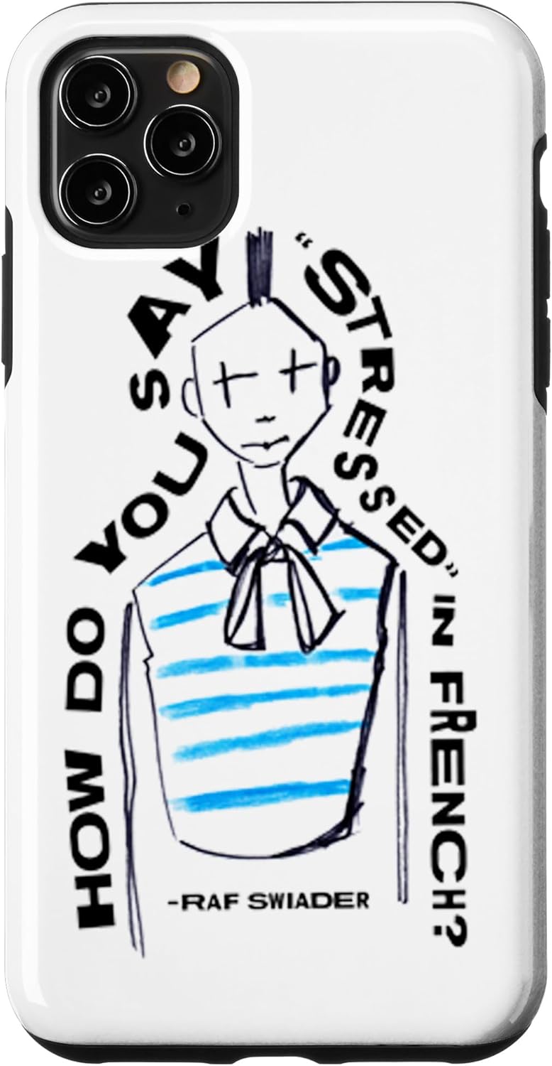 Marca Tienda  Making the Cut iPhone 11 Pro Max “How do you say ‘stressed’ in francés” Funda de diseño
