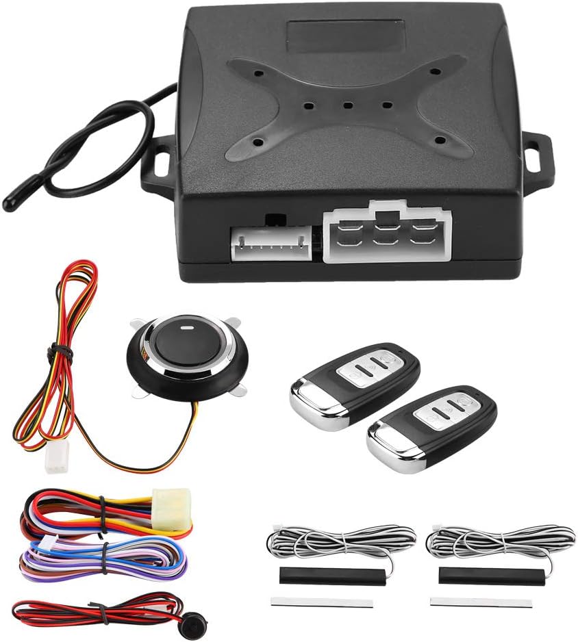 Sistema de parada de arranque,Sistema de seguridad de alarma para automóvil,Sistema de alarma universal para automóvil Encendido del motor de