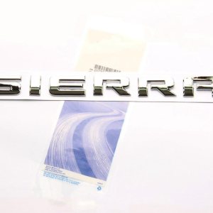 1x OEM Chrome Sierra Nameplate Alloy Letter Emblem Badge Glossy for Gm 2500Hd 3500Hd Sierra 1x OEM Chrome Sierra Nameplate Alloy Letter Emblem Badge Glossy for Gm 2500Hd 3500Hd Sierra