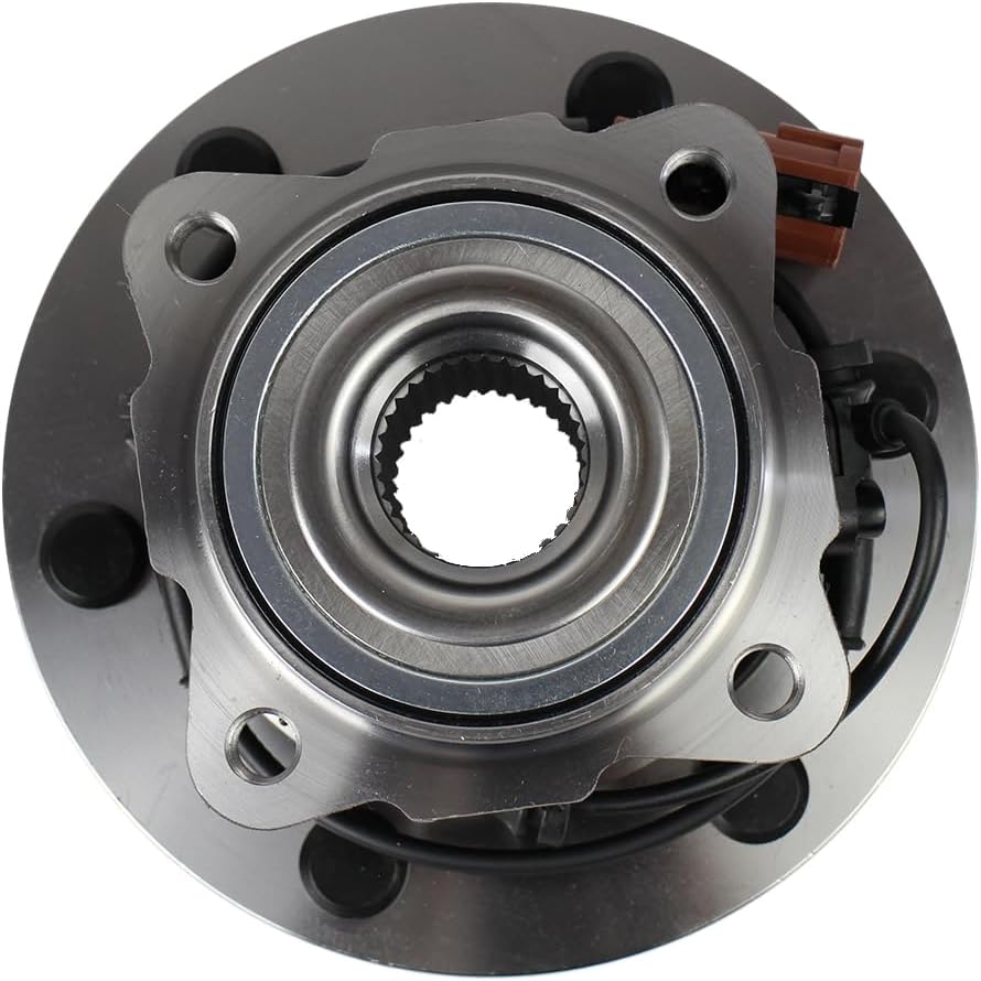 Autoround 541004 Par de bujes de rueda trasera y cojinete para Nissan Pathfinder Armada 05-13, Infiniti QX56 04-11, 6 lengüetas con ABS