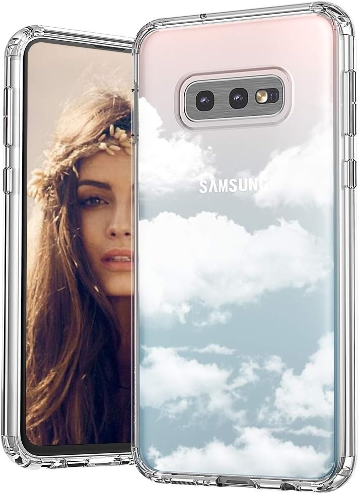 MOSNOVO Funda diseñada para Galaxy S10e, protección contra caídas de grado militar de 6.6 pies Funda transparente a prueba de golpes para Samsung