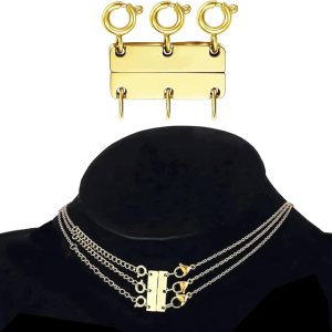 Múltiples separadores de cierre de collar, fuerte magnético para collar, apilador de cierre en capas, apilador de cierre en capas, conector de capas Múltiples separadores de cierre de collar, fuerte magnético para collar, apilador de cierre en capas, apilador de cierre en capas, conector de capas