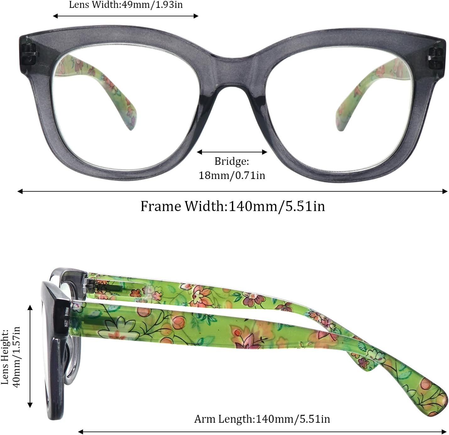 MAEOWN Oprah Style – Gafas de lectura para mujer, bloqueo de luz azul, paquete de 6 lentes para lectura de computadora, lentes de calidad de moda