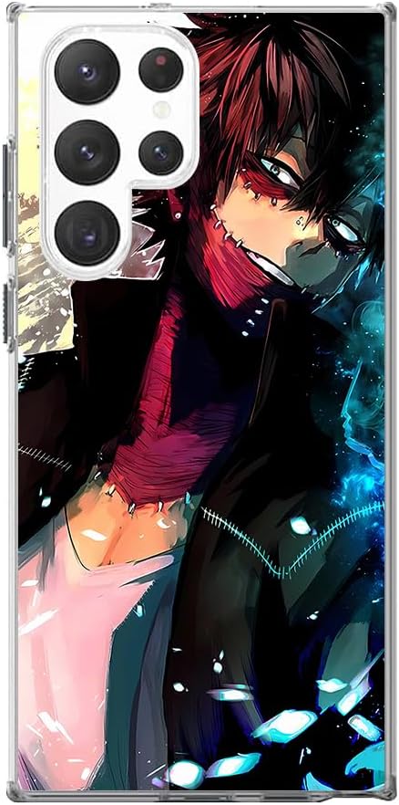 Clear Slim Soft Transparent Durable Rubber Silicone TPU Fundas Fit Cover Case for Samsung Galaxy S22 Ultra dabi Anime Japan 09