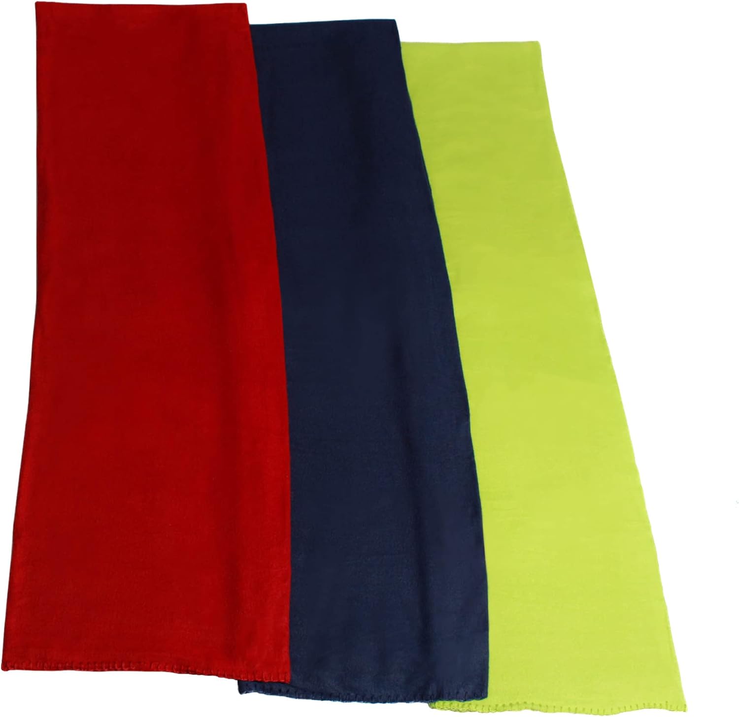 Moda West Caja de 24 mantas de forro polar suave a granel súper ligeras al por mayor 50 x 60 con colores surtidos 140 GSM