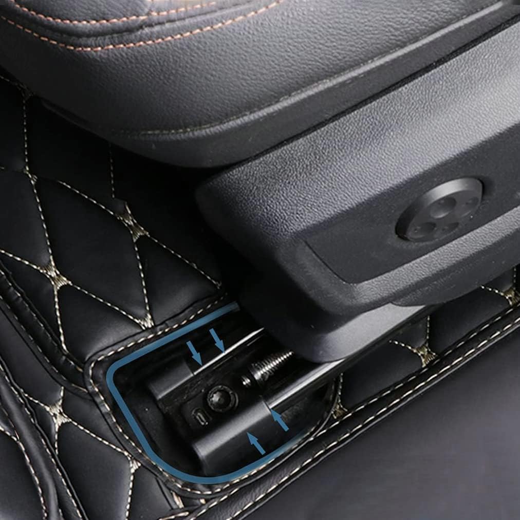 NGUMMS Tapetes para piso de automóvil, protección específica para todo tipo de clima, compatible con la mayoría del 98% de los autos, SUV (negro)