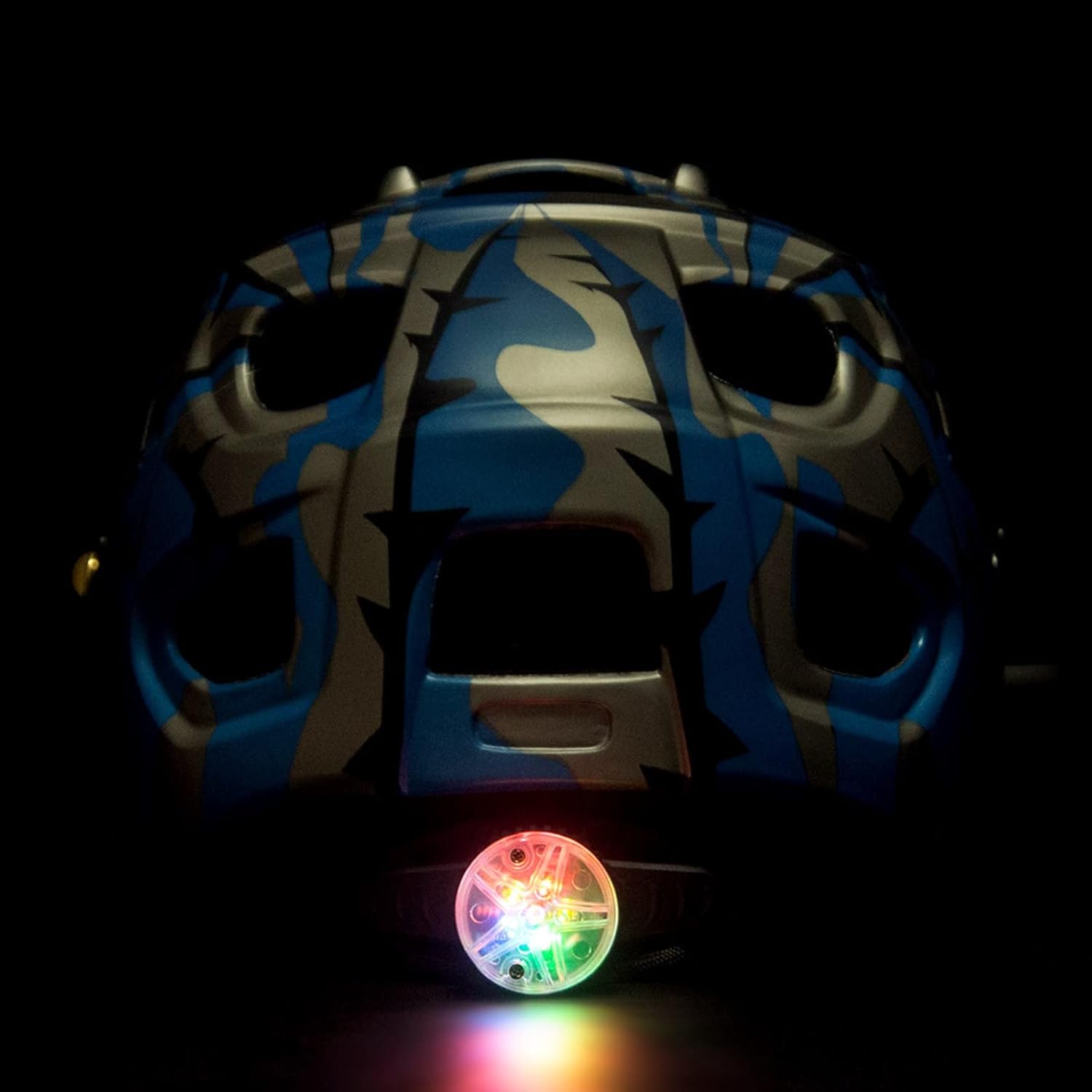 BATFOX Casco de bicicleta, casco de bicicleta de montaña para hombres, mujeres, adultos y jóvenes con luz trasera de seguridad 22.0-24.0 in
