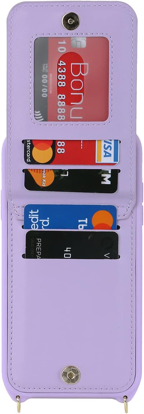 Funda para iPhone 11 Pro Max con tarjetero para mujer, iPhone 11 Pro Max, con correa y ranuras para tarjetas de crédito, cruzado con cremallera y