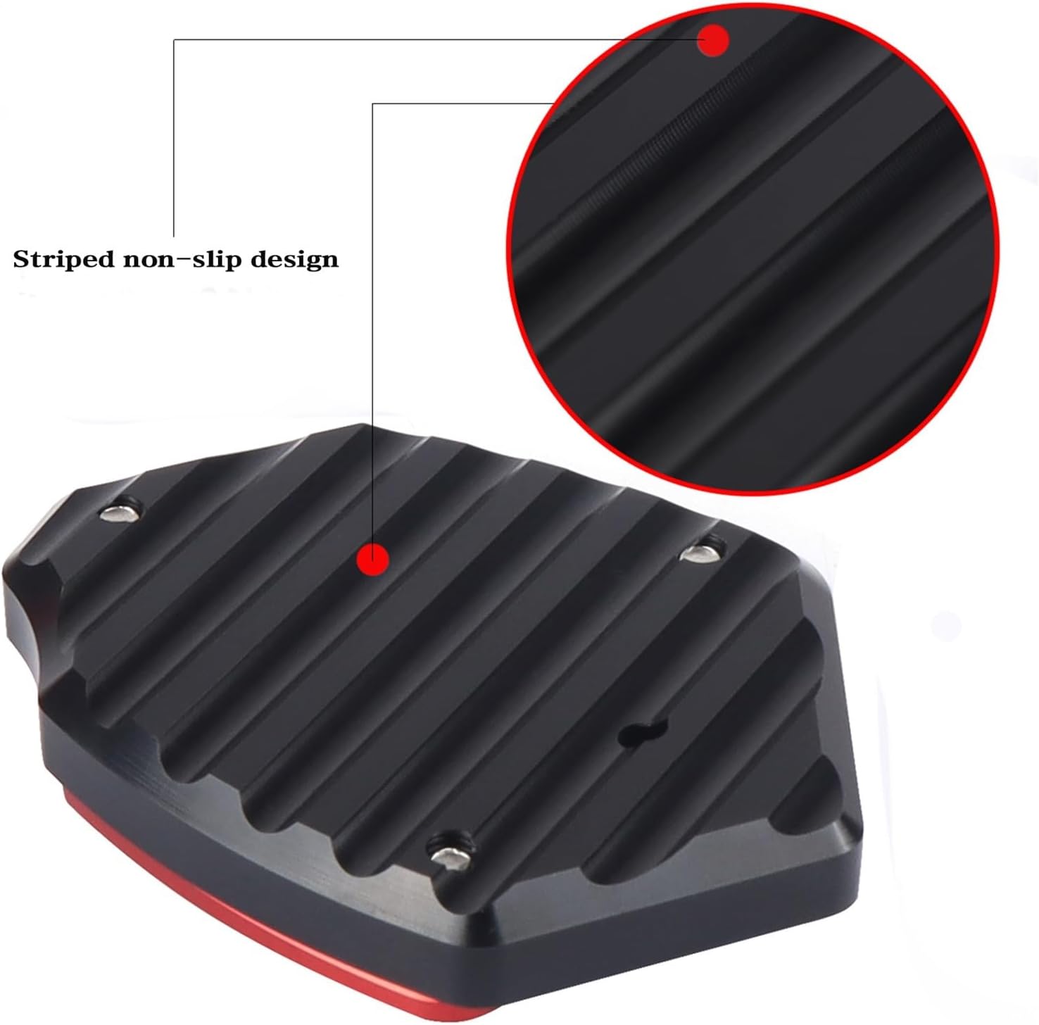 Para Kawasaki para Versys650 para Versys 650 para Vulcan 650 S 2010-2021 Placa de soporte lateral de motocicleta Placa de soporte de extensión de