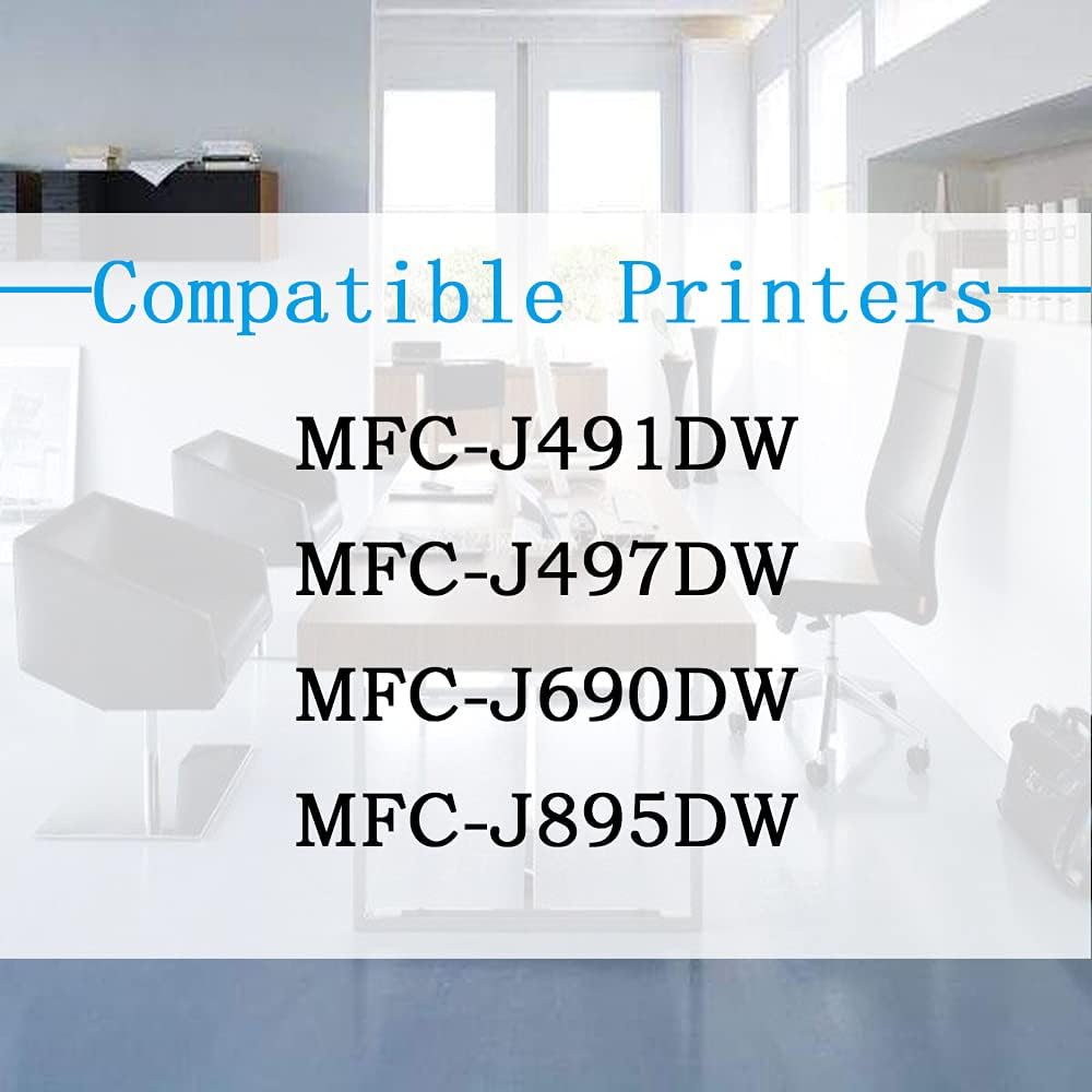 ColorPrint – Cartucho de tinta de repuesto compatible con Brother LC3013XL 3013BK LC3013BK LC3013 XL LC3011 LC3011BK para impresora MFC-J487DW