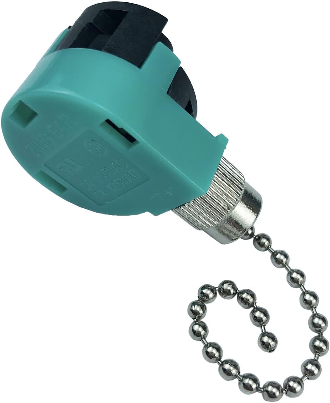 Paquete de 3 interruptores de ventilador de techo de 3 velocidades 4 cables Zing Ear ZE-268S6 interruptor de cadena compatible con interruptor de