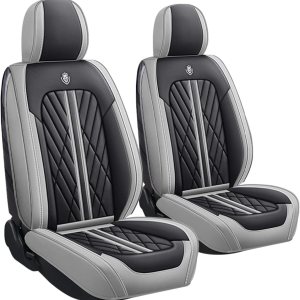 Funda de asiento de automóvil para Mazda CX-90 2024, 2 asientos, de piel napa, impermeable, antideslizante, compatible con bolsa de aire, fácil de Funda de asiento de automóvil para Mazda CX-90 2024, 2 asientos, de piel napa, impermeable, antideslizante, compatible con bolsa de aire, fácil de