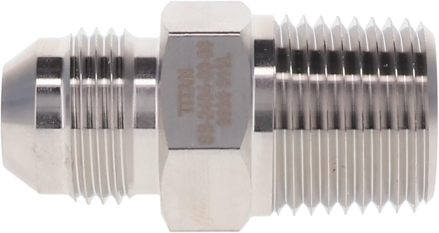 SS-2404-16-16  1″ 37 JIC (rosca 1 516″-12) x 1″ Tubo macho – acero inoxidable