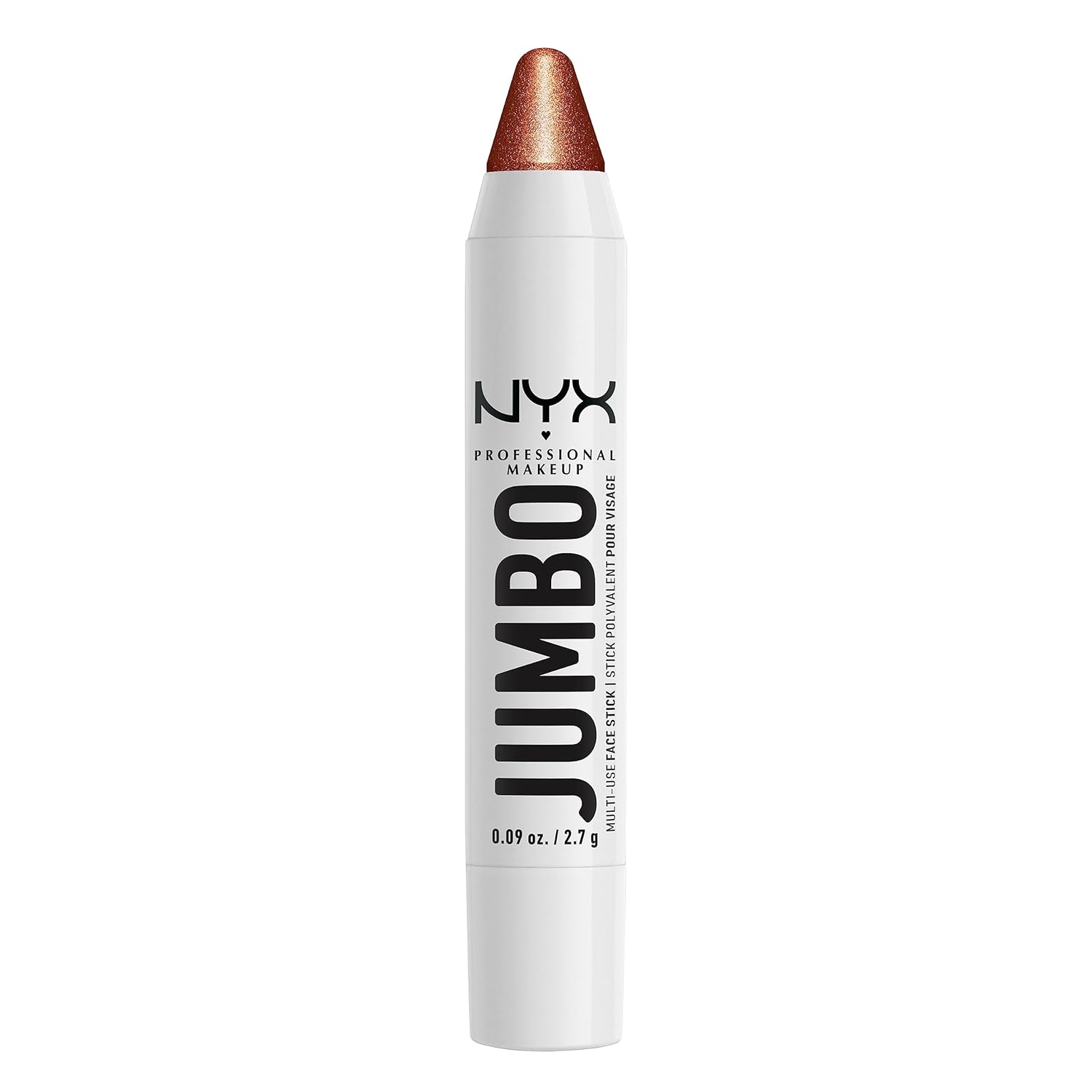 NYX PROFESSIONAL MAKEUP, Lápiz resaltador facial multiusos Jumbo – Flan