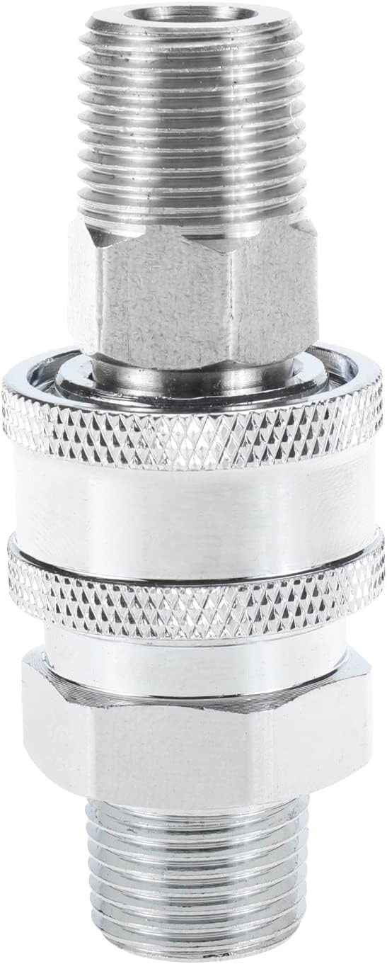 SanSanYa 10 Uds. NPT 38 de pulgada de acero inoxidable de 38 pulgadas Adaptadores de manguera Conector rápido Lavadora a presión Acoplador Conexión