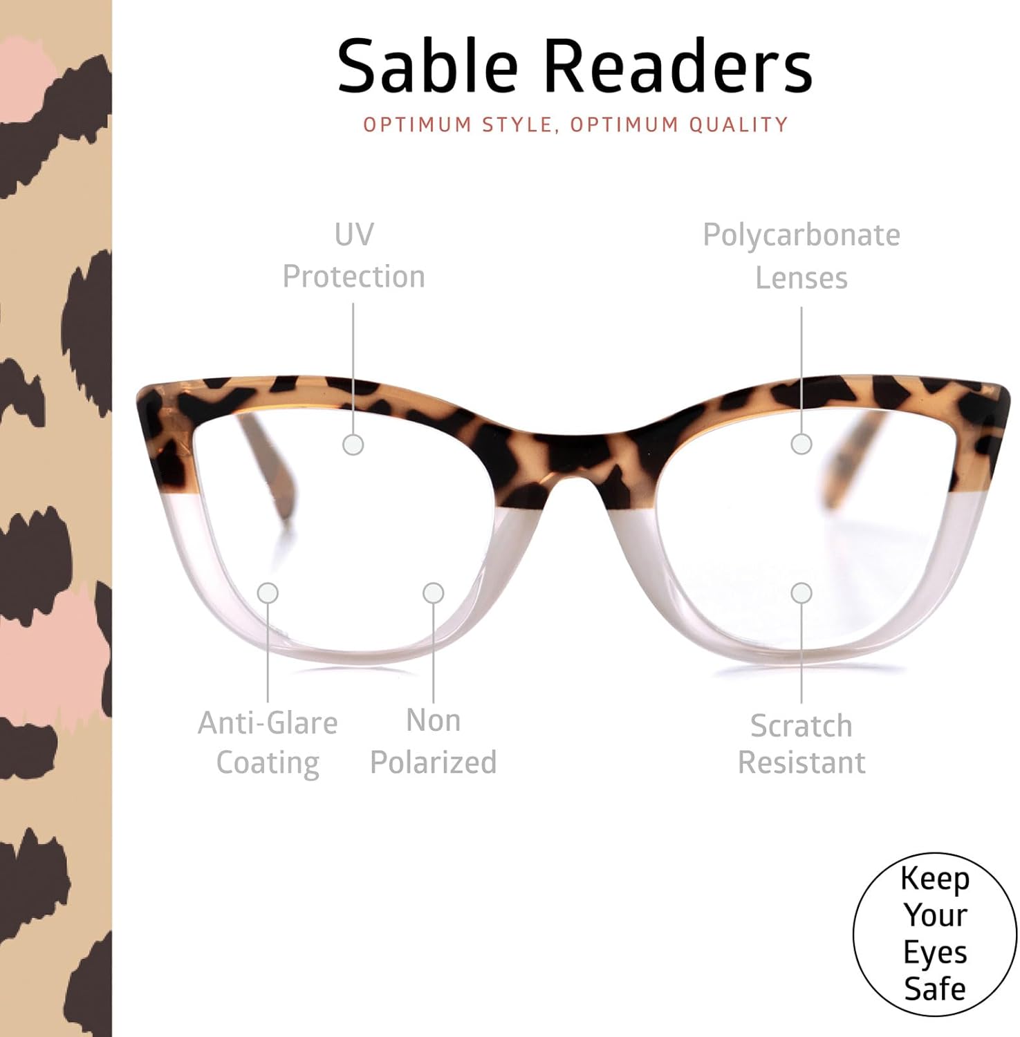 Daydream Readers – Lentes de lectura con bisagras montadas en resorte, resistentes a los arañazos, montura redonda, para hombres y mujeres