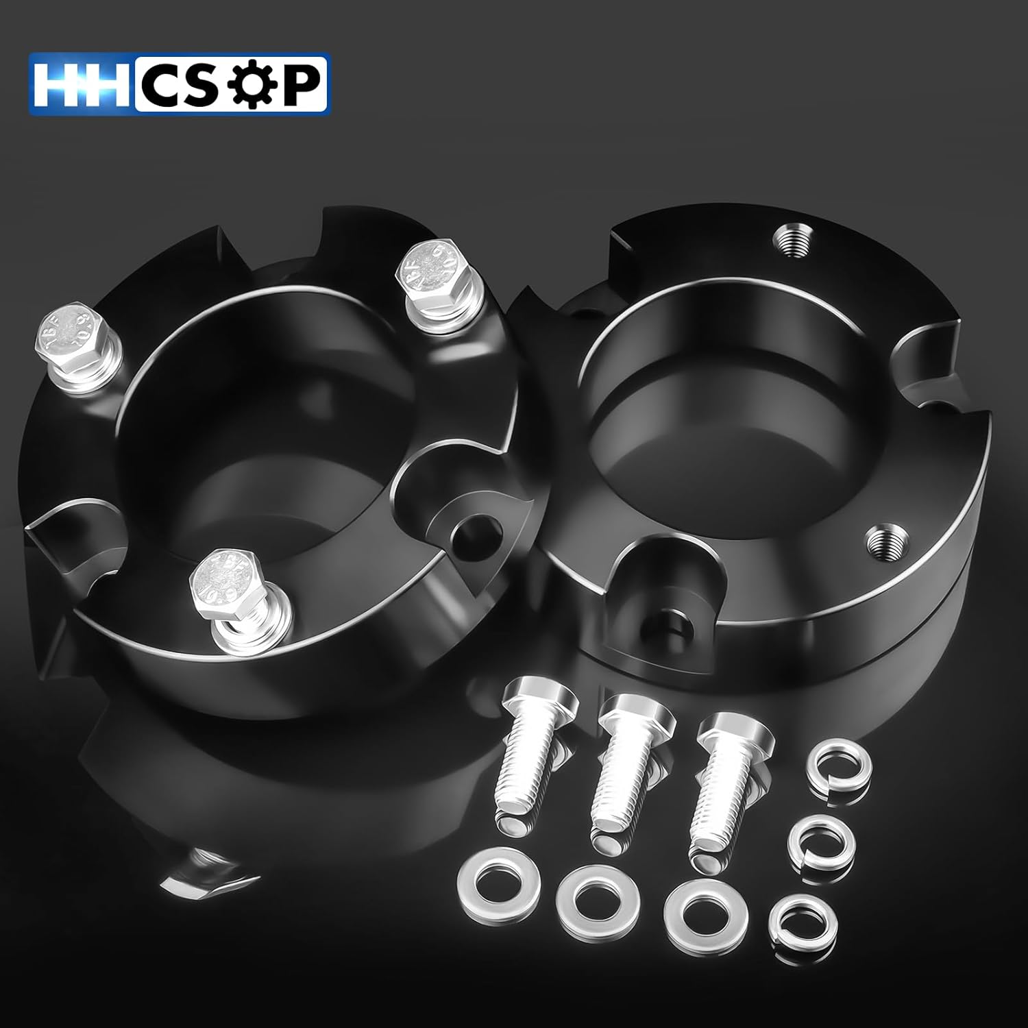 HHCSOP Kit de elevación de nivelación delantera de 2.5 pulgadas compatible con Toyota Tacoma 2005-2023, Toyota 4Runner 2003-2023, Toyota FJ Cruiser