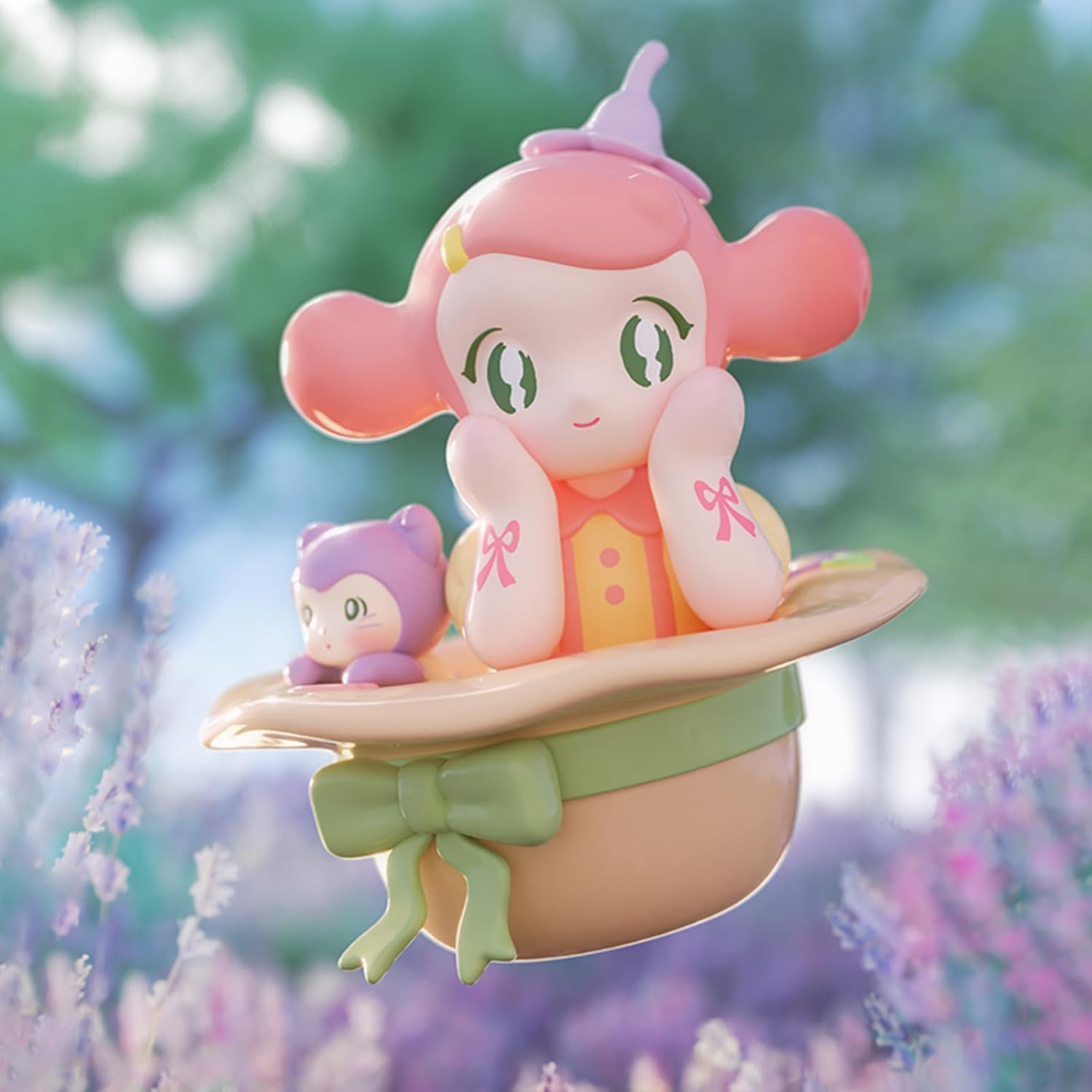 BEEMAI AAMY Picnic con mariposa Series 12 piezas (juego de 12 cajas misteriosas sin repetición) diseño aleatorio figuras lindas juguetes
