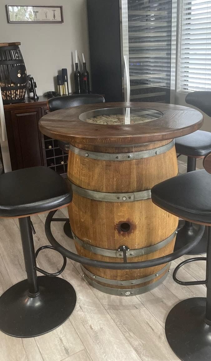 Barrel Foot Rail (barriles de vino)