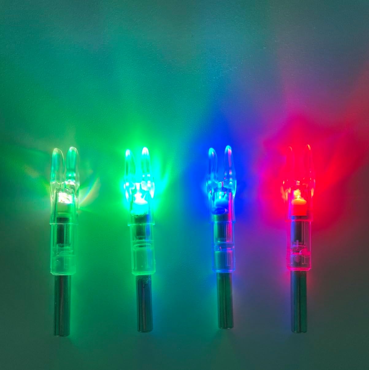 S – Juego de 6 llaves iluminadas para flechas de 0.2440.244 in, incluye destornillador de flecha iluminado para tiro con arco y caza