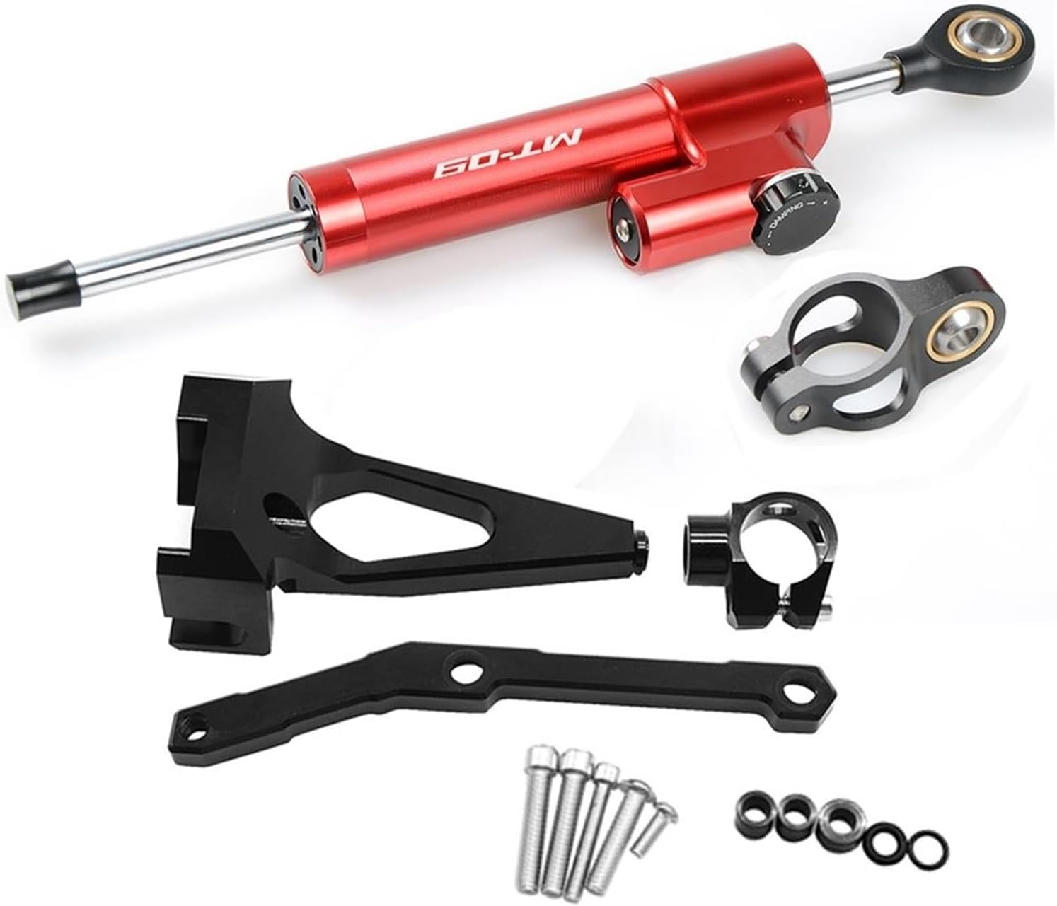 Amortiguador de motocicleta estabilizar la dirección del amortiguador de montaje del soporte de la motocicleta apto para Yamaha MT09 FZ09 2013-2020