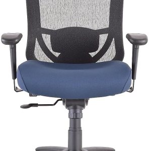 Tempur-Pedic Tp7000 Silla de trabajo de tela con respaldo de malla, negro y cobalto (Tp7000-Cobalt) Tempur-Pedic Tp7000 Silla de trabajo de tela con respaldo de malla, negro y cobalto (Tp7000-Cobalt)