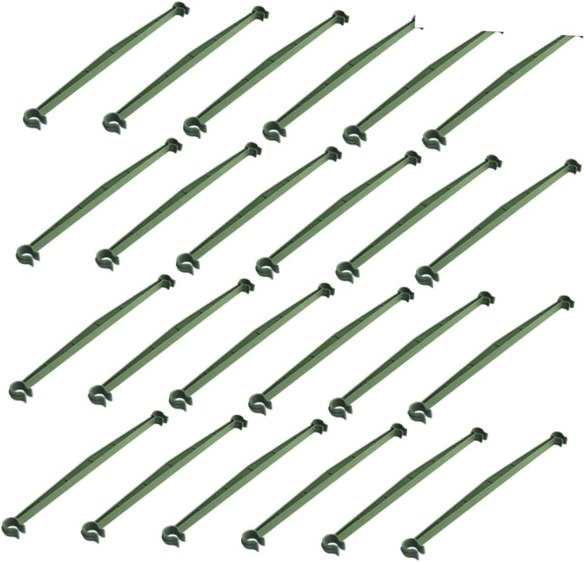 24pcs Accesorios de Interior Planta de Pepino Plantas de Interior Plantas de Casa Flor Enrejado Jardín Enrejado Conector Jaula de Plantas Barra de