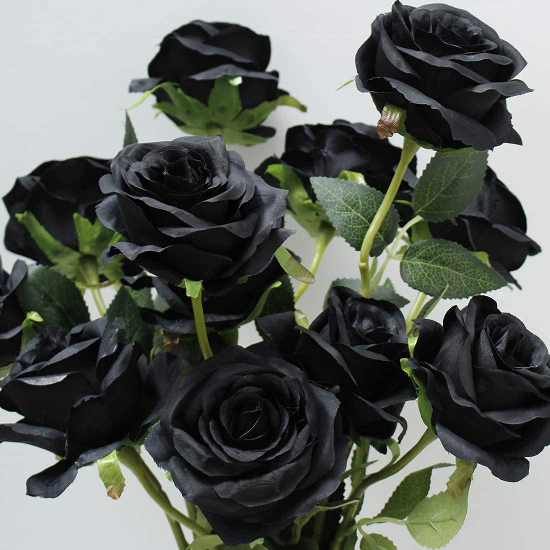 Veryhome – Ramo de flores artificiales de seda con sensación real al tacto, ramo de boda para celebraciones en el jardín del hogar o decoración