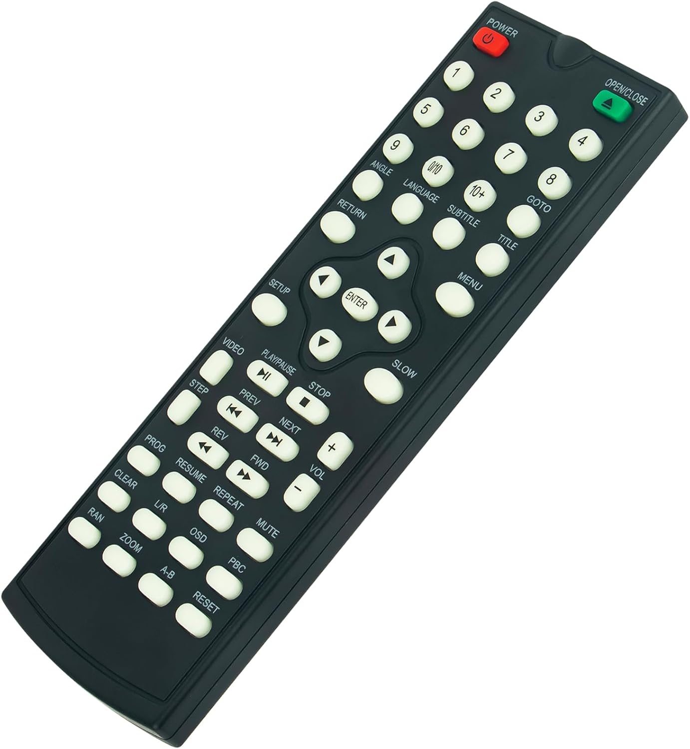 Reemplace el trabajo de control remoto para el reproductor de DVD Sylvania SDVD6655-B SDVD6656