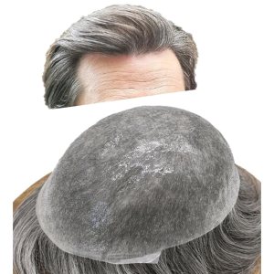 Toupee para hombres, pieza de cabello humano real, sistema de reemplazo de piel ultra fina para hombre, extensiones de prótesis de pelo para Toupee para hombres, pieza de cabello humano real, sistema de reemplazo de piel ultra fina para hombre, extensiones de prótesis de pelo para