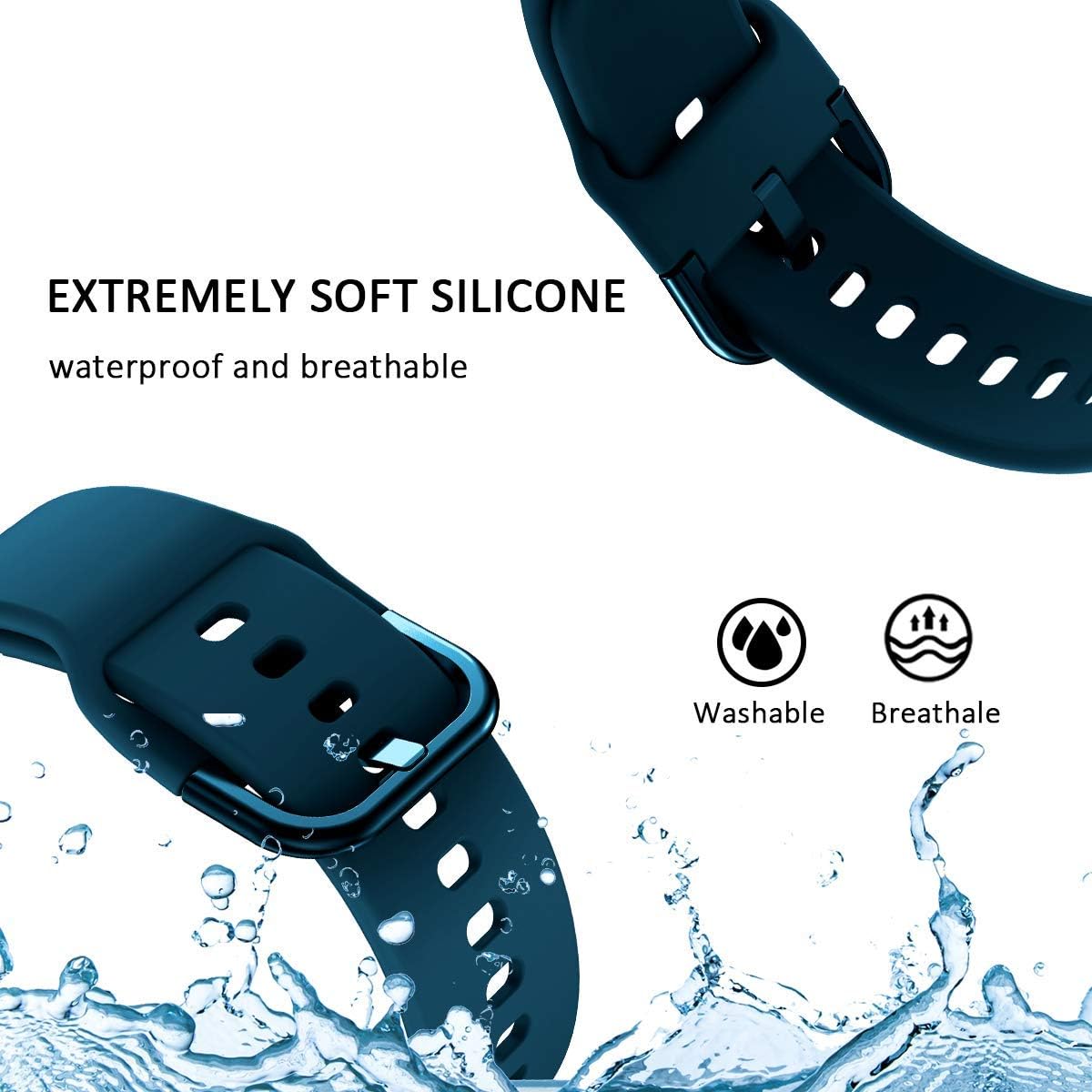 Correa para Galaxy Watch 564, correas para Samsung Watch Active 2 de 1.575 pulgadas, 1.732 pulgadas, Galaxy Watch 5 proGalaxy Watch 3 de 1.614