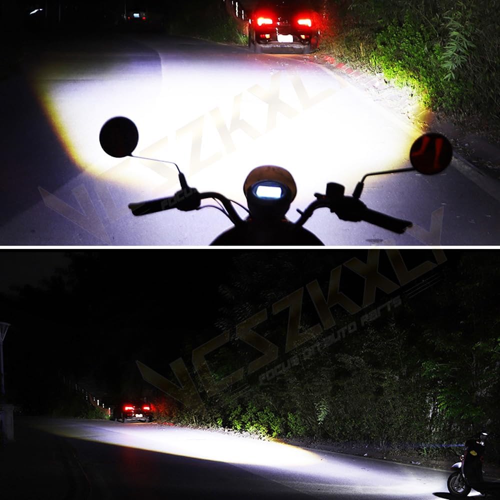 Bombillas LED P15D H6 H6M, compatibles con bombillas LED Polaris Outlaw 90 50 Sportsman 90 110 2007-2019 0453570, 6000 K, blanco, 300% de brillo,