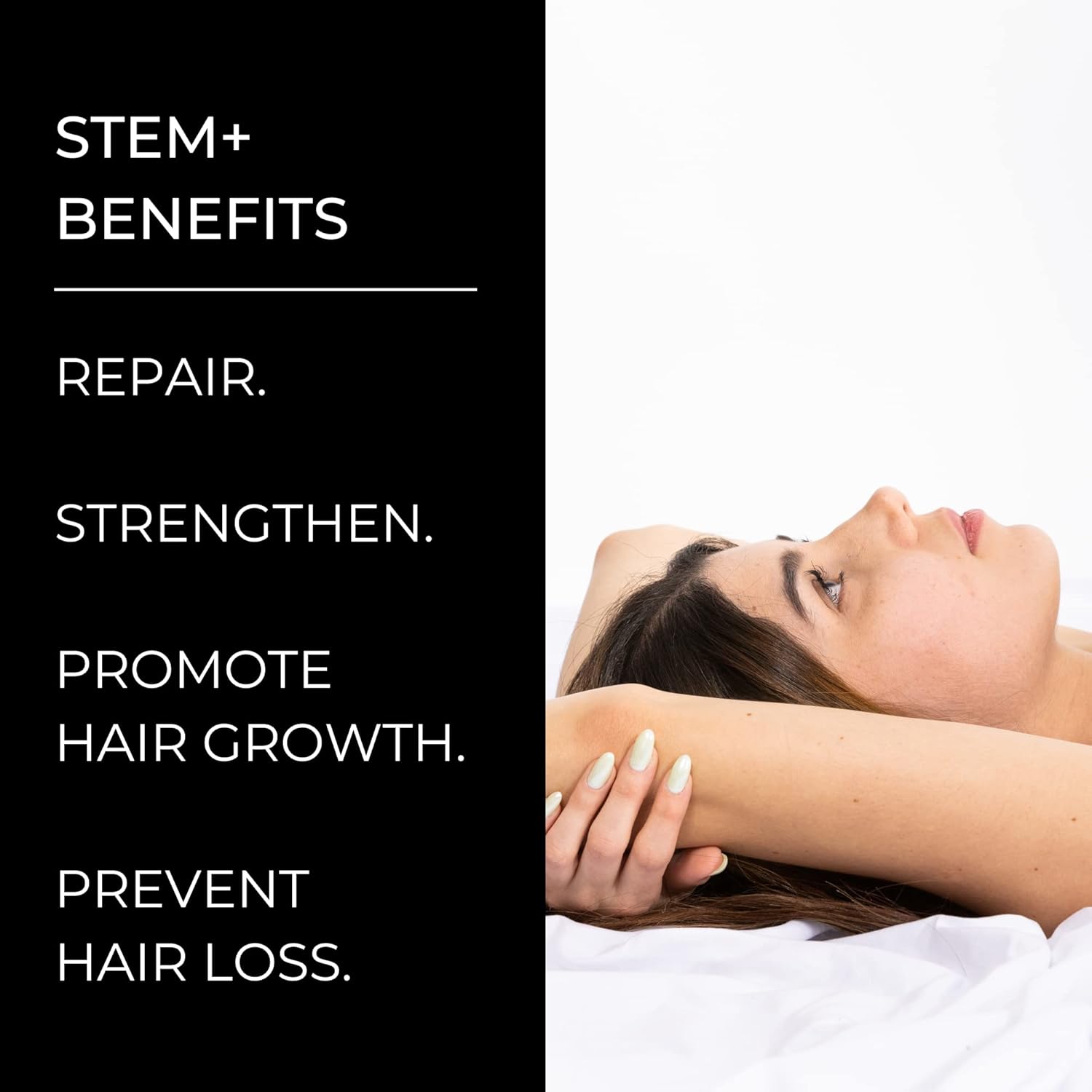 Acondicionador Stem+  Tratamiento para el cuero cabelludo graso y seco  Repara, fortalece y nutre  Seguro para el color y el cabello tratado