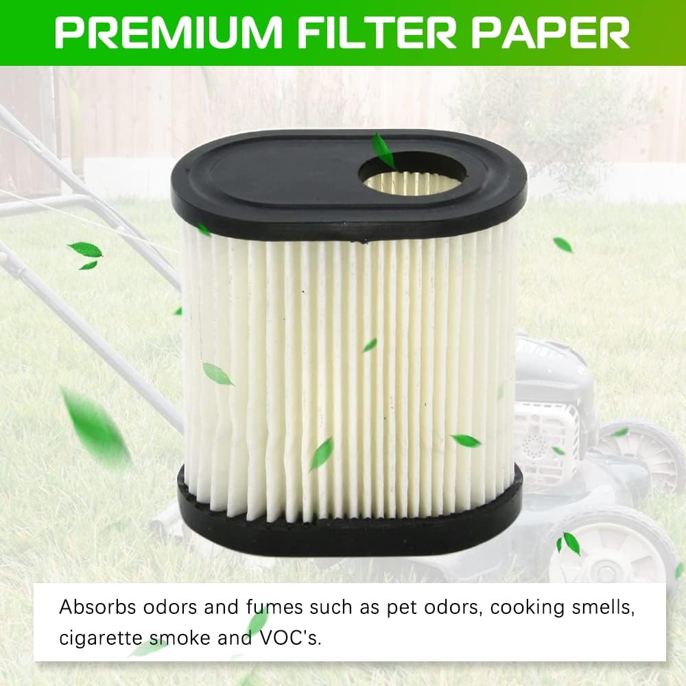 Filtro de aire compatible con Toro Recycler 22 6.5HP 20016 20017 20018 repuesto de filtro de aire para cortacésped 36905 (2 unidades)