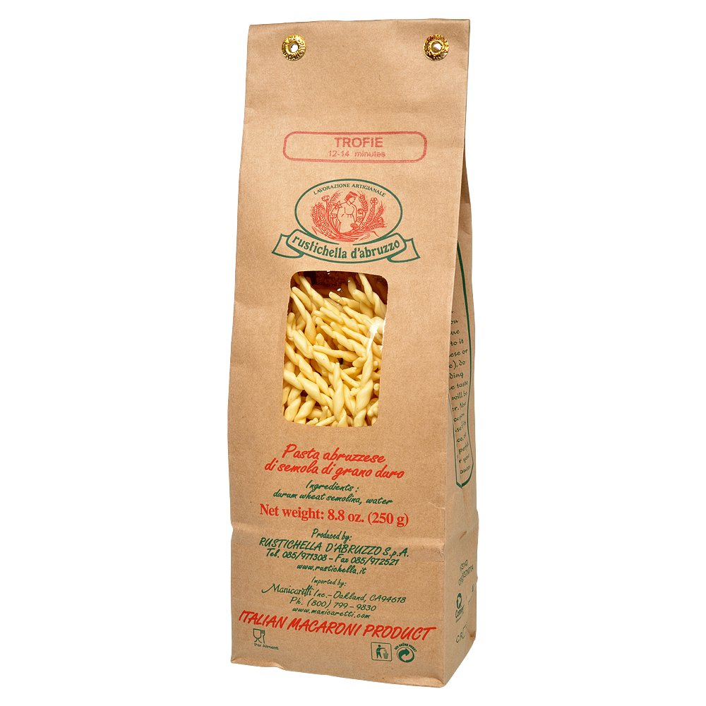 Pasta Trofie RUSTICHELLA, 8.8 onzas