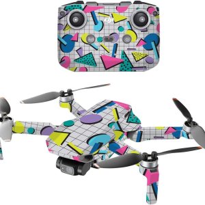 MightySkins Compatible con DJI Mini 2 Dron portátil Impresionantes años 80 Funda protectora de vinilo duradera y única Fácil de aplicar, quitar y MightySkins Compatible con DJI Mini 2 Dron portátil Impresionantes años 80 Funda protectora de vinilo duradera y única Fácil de aplicar, quitar y