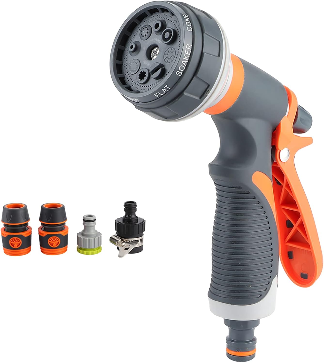 Fydun Boquilla rociadora de manguera para el hogar de jardinería con conector de 12 pulgada, suministros de jardín, rociador de manguera para el