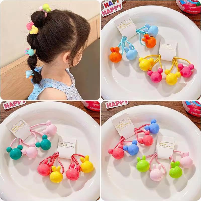 Bolas de burbujas para el cabello para niños, bandas elásticas para el cabello con cuentas, soportes para cola de caballo, bolas para el pelo para